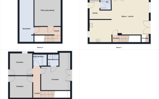 Rare villa jumelle de 4½ pièces d’environ 140m2 sur 3 étages à Crissier