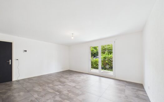 Appartement de 2.5 pièces au RDC avec jardin à Villeneuve